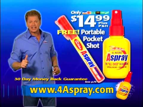 Doc Bottoms Aspray AllOver  Body Deodorant Commercial w/ Adam Jay