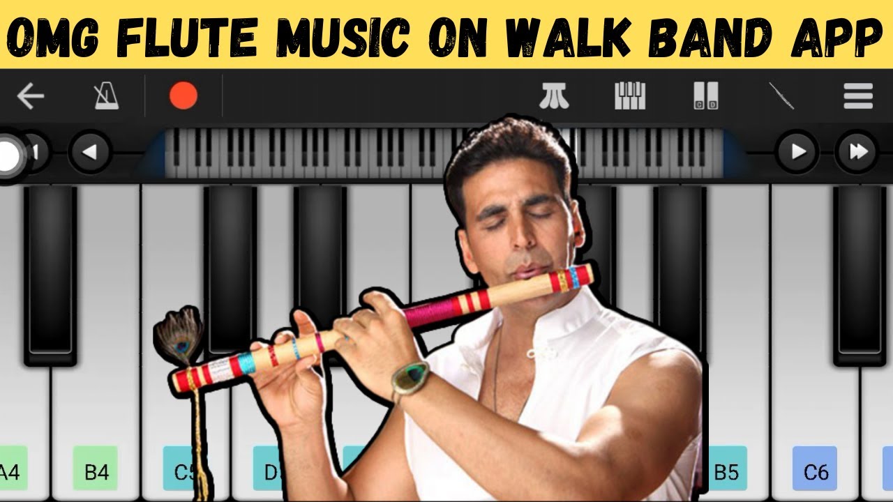 OMG Flute Music on Walk Band App Shorts YouTube