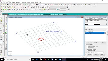 staad pro plate analysis