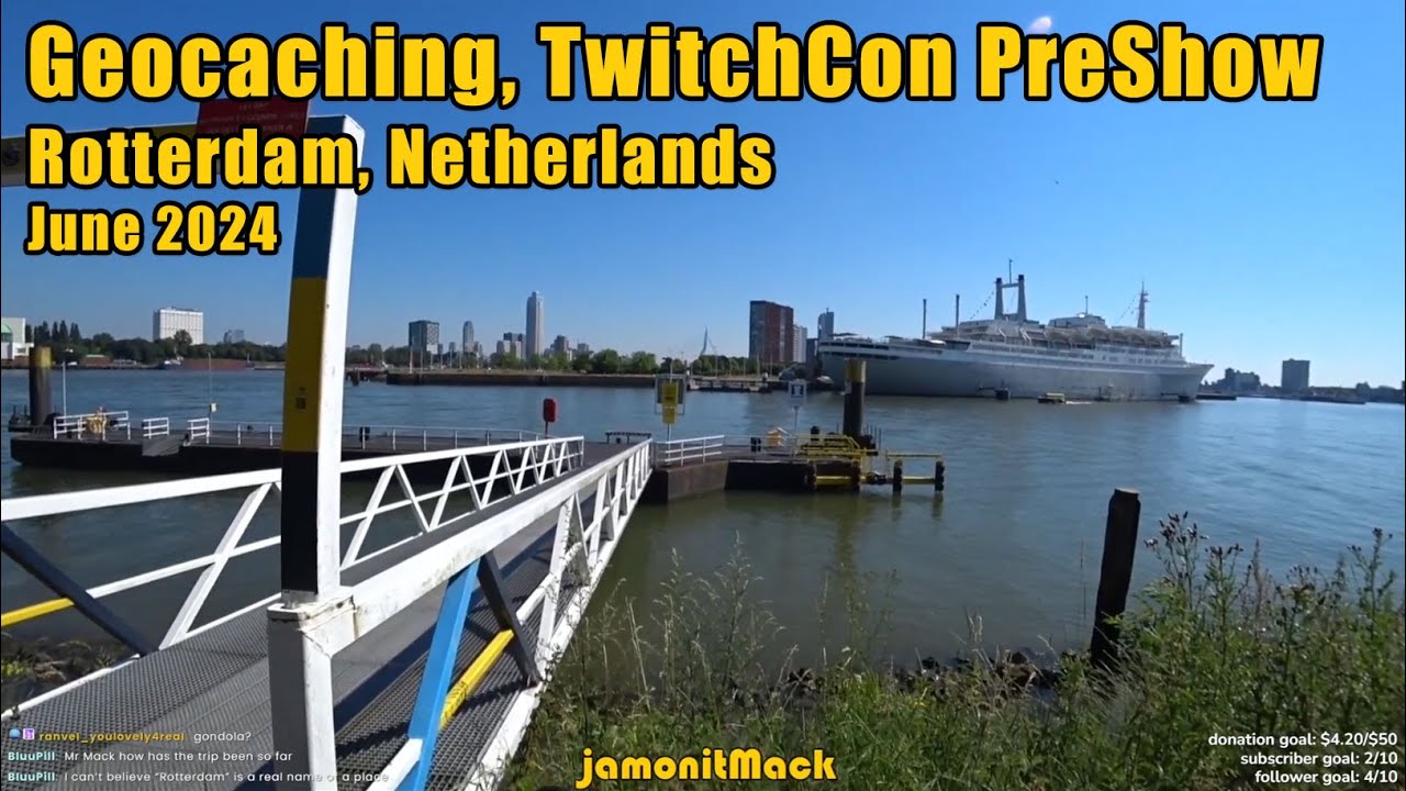 TwitchCon Rotterdam - Geocaching, PreShow - FULL RAW VIDEO