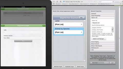 Tutorial: How to leverage an option list type segmented list in iFormBuilder
