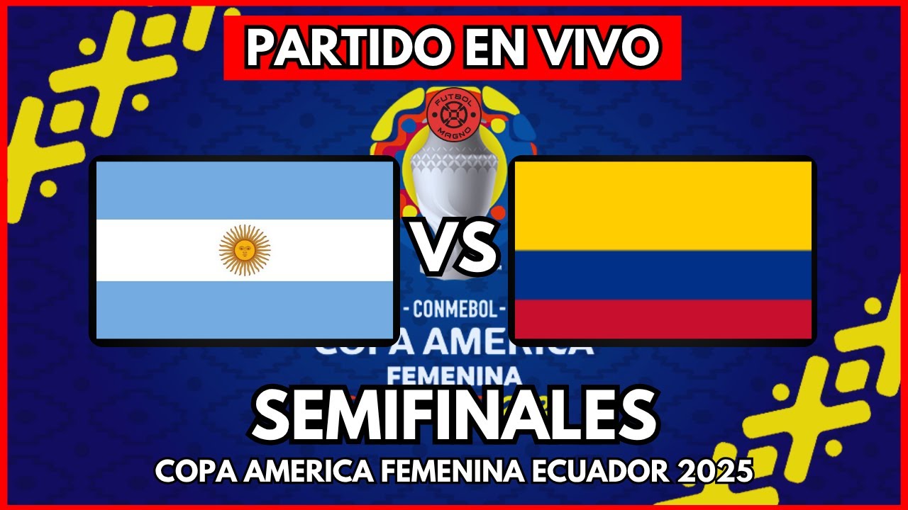 🔴 ARGENTINA vs COLOMBIA EN VIVO - COPA AMERICA FEMENINA 2025 - YouTube