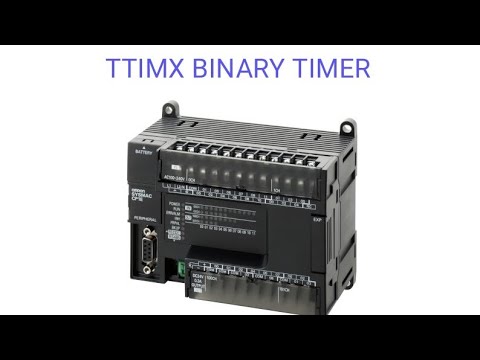 TTIMX BINARY TIMER IN OMRON PLC