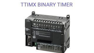 TTIMX BINARY TIMER IN OMRON PLC