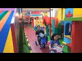 Main sepeda, perosotan, trampolin @indoor playground @Margacinta Park Bandung