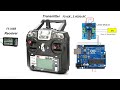 How to control a DC motor by FlySky RC – FS i6x using Arduino