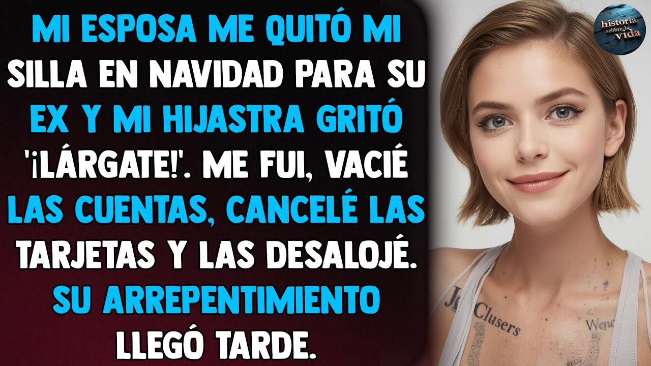 Mi esposa me quitó mi silla en Navidad para su ex y mi hijastra gritó '¡Lárgate!'.