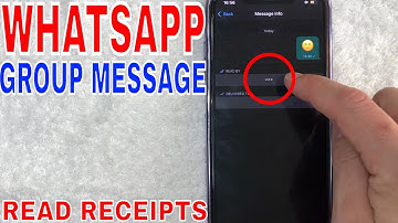 ✅ How To Check WhatsApp Group Message Read Receipts 🔴