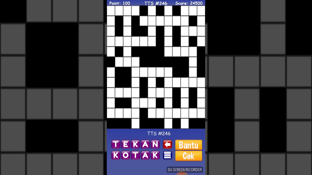 Jawaban Tts 2018 Level 246 Youtube