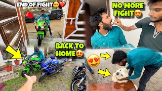 End of Fight😍 Sam & Zx10r Back to Home🏡❤️ | Celebration for Mehran😍