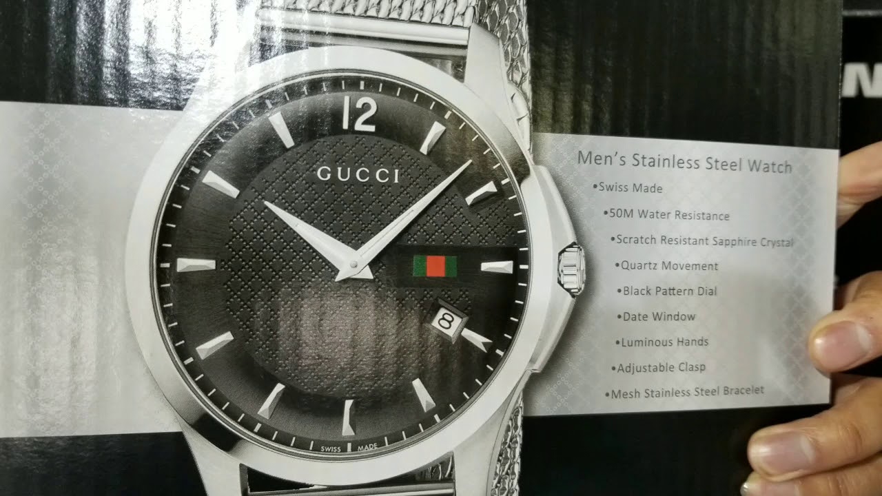 Arriba 104+ imagen are gucci watches swiss made - Giaoduchtn.edu.vn