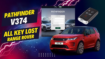 JLR Pathfinder V374 All Key Lost Programming Offline Range Rover L405 L462