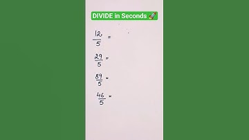 Divide with 5 in seconds🔥#shorts #divisionshortcut #divisiontrick #mathstricks #vedicmaths #maths