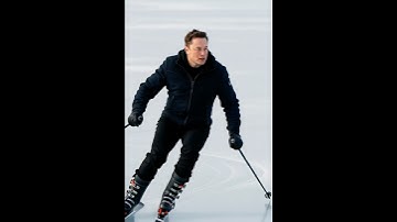 Elon Musk Skiing🚀 #elonmusk #tesla #spacex #xai #youtubeshorts #shorts #trending #viral #snowroad