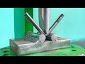 How To Make Manuel Press With Welding - DIY Mini Press Very Easy