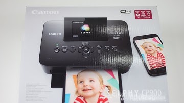 Canon SELPHY CP900 (HD): Unboxing and Overview