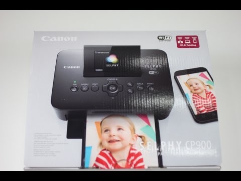 Canon SELPHY CP900 (HD): Unboxing and Overview