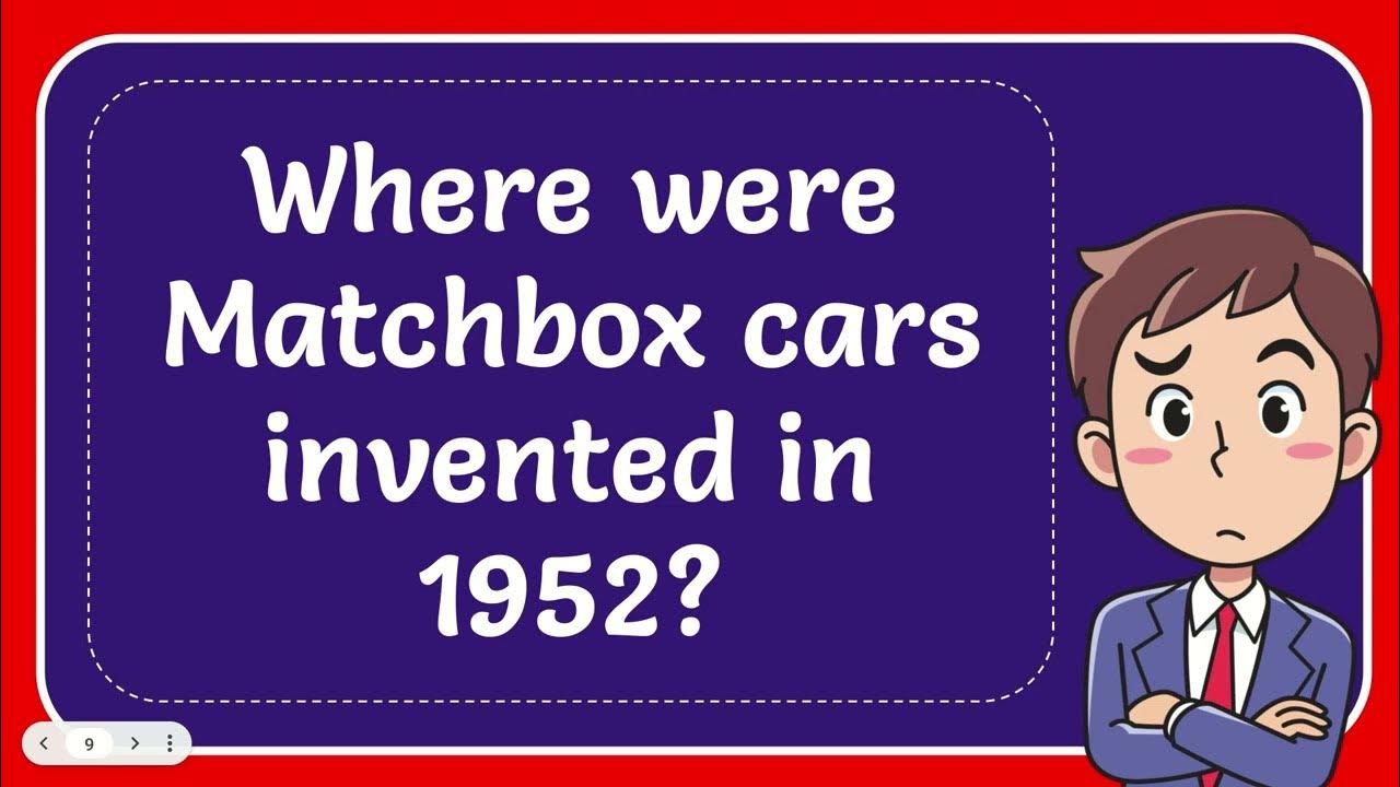 Where were Matchbox cars invented in 1952? YouTube