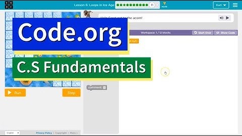 Loops in Ice Age Lesson 7.11 Course D Code.org Tutorial with Answers