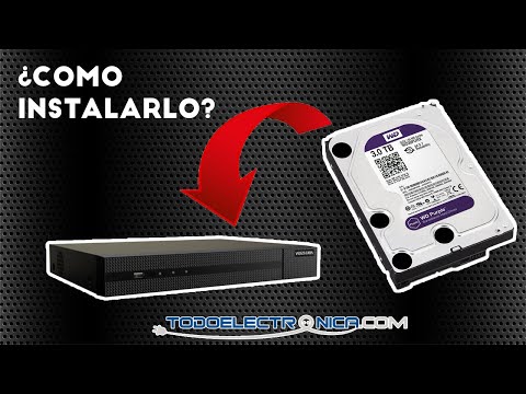 Cómo instalar un disco duro en un videograbador CCTV 