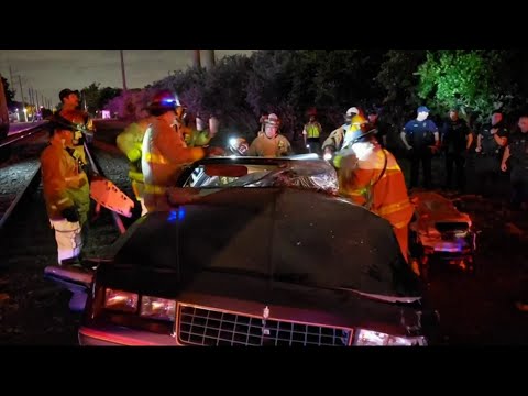 Brightline Train Hits Car In Fort Lauderdale