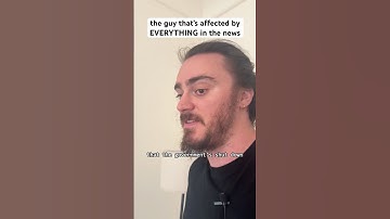 the guy that’s affected by EVERYTHING in the news #shorts #comedy #funny