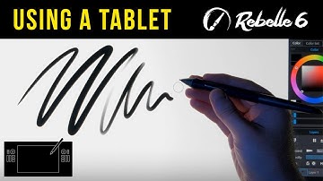Working with a Drawing Tablet - Rebelle Tutorial