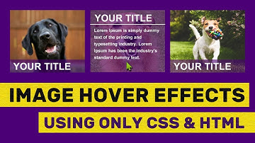 Image Hover Effects Using Only CSS and HTML [Bangla Tutorial]