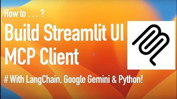 MCP Course #9 - Building Streamlit UI MCP Client with LangChain, Python, Google Gemini
