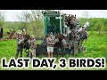 Last Day of TURKEY Season - 3 Birds Tagged!