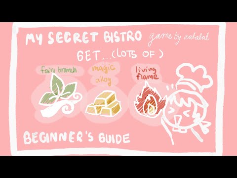 My Secret Bistro: 5 ways to get Upgrade Materials: fairy twig, gold, flame🔥รวมวิธีหากิ่งไม้ ทอง ไฟ