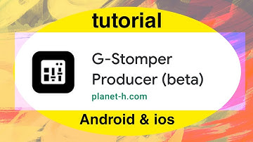 G-STOMPER PRODUCER tutorial