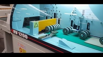 TRV 1200E Ø500 - Lamellas belt feeding optimizing cross-cut-saw in Romania- Cursal_woodworking