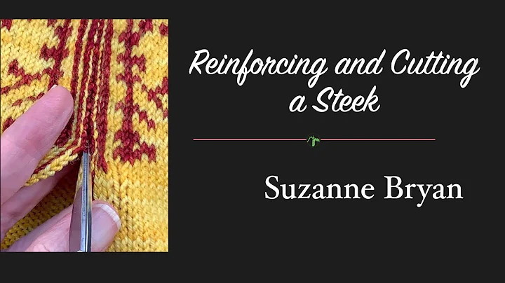 Reinforcing, cutting and picking up stitches from ...