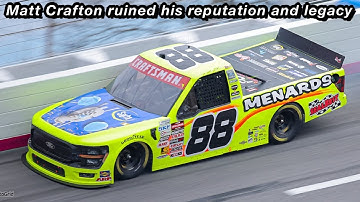 Matt Crafton ruined his reputation and legacy