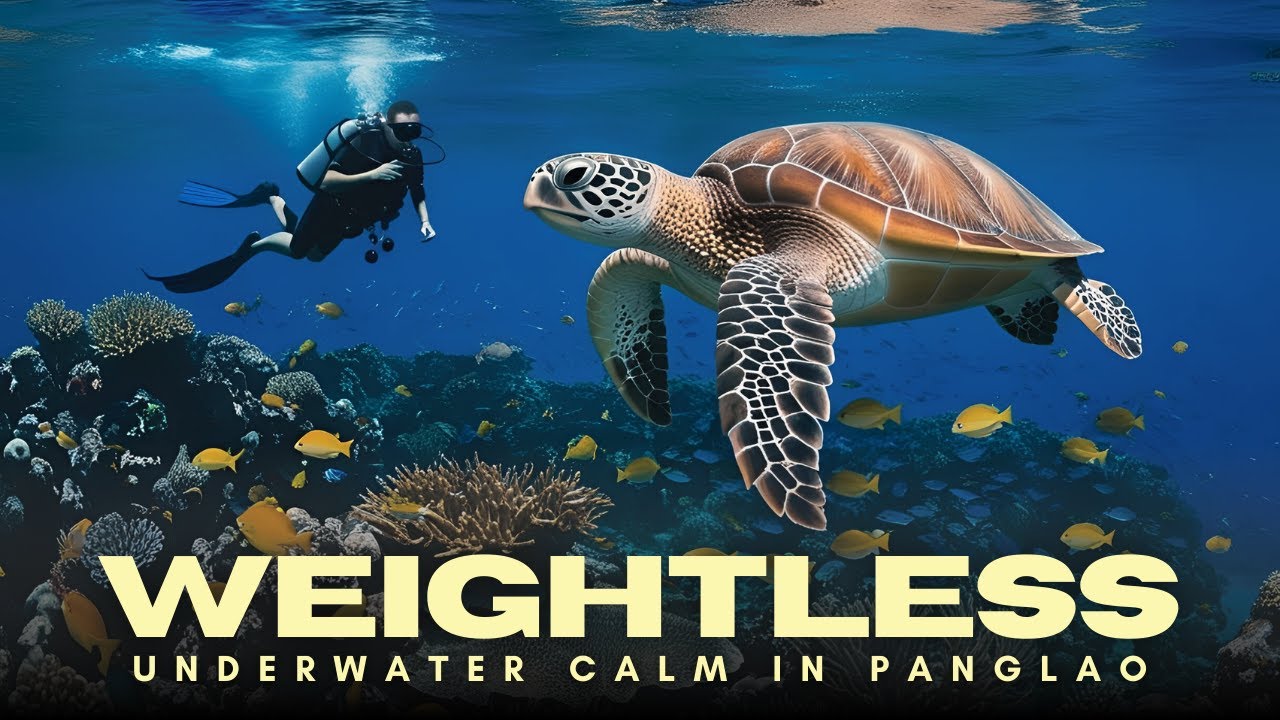 WEIGHTLESS | Scuba Diving in Panglao, Philippines – 4K Underwater Calm