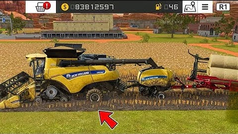 farming simulator 18 (2024) no hacking play on iPhone harvesting, touching #fs18 #games #khetibadi 