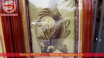 Ý Nghĩa Tranh Lý Ngư Vọng Nguyệt Trong Phong Thủy - Đồ đồng Dung Quang Hà