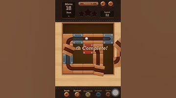 Roll the Ball slide puzzle Premium F Pack Level 52 Solution