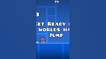 Worlds Hardest Jump #geometrydash #shorts #hardest #worldrecord #gd