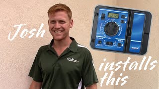 How to install an outdoor Irritrol Rain Dial timer ft. Josh  hardwired | fun version | detailed