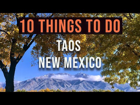 Vidéo: 12 attractions touristiques les mieux notées à Taos