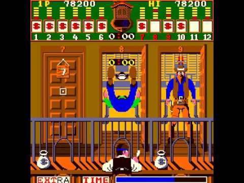 Arcade Game: Bank Panic (1984 Sanritsu / Sega)