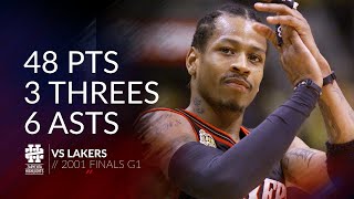Celebrity Allen Iverson 48 pts 3 threes 6 asts vs Lakers 2001 Finals G1 Net Worth