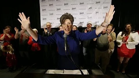 Joni Ernst Delivers Speech After Winning Iowa's U.S. Senate Seat