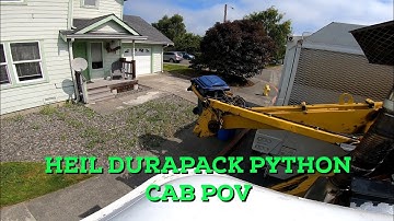 Heil DuraPack Python Garbage Truck Ride Along!