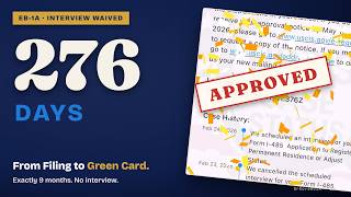 Green Card APPROVED: How We Won EB-1A in 276 Days (Architecture of Evidence | E-E-A-T Series #2