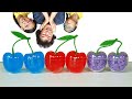 Color Mini apple 컬러 미니 사과 Mukbang TwinRoozi 쌍둥이루지 먹방