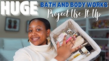 HUGE WINTER PROJECT USE IT UP 2024 | BATH AND BODY WORKS EDITION