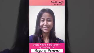206- Ankita gogoi||Sharing Experience of Vedic Maths Course with Chetan Setia@The Art Of Living
